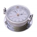 Chrome 12 Hour Marine Clock 116mm